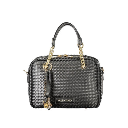 Black Polyurethane Women's Bag