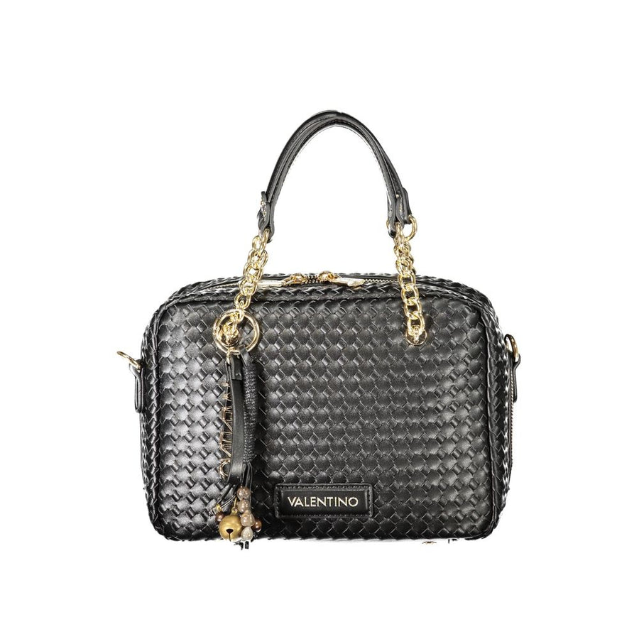 Black Polyurethane Women's Bag