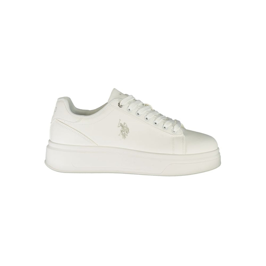 Bianco Polyurethane Uomo Sneaker