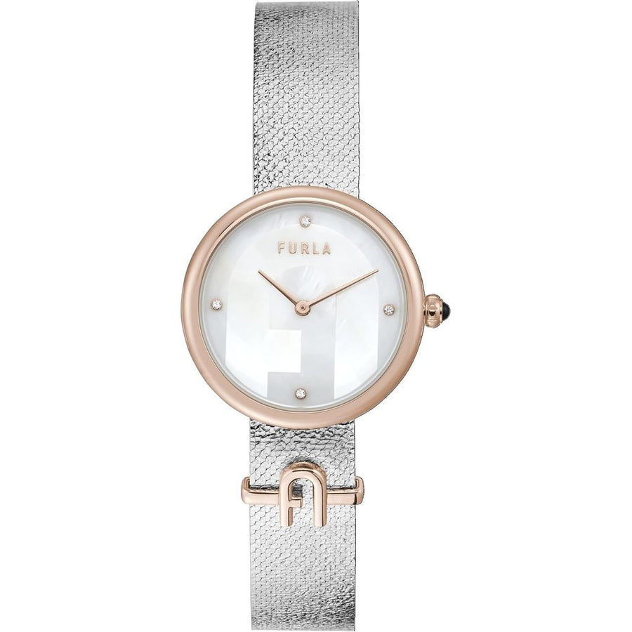 Gray Stainless Steel Dress Watch
