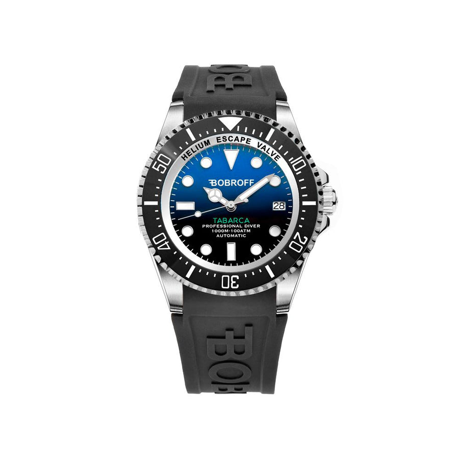 Black Rubber Sport Watch