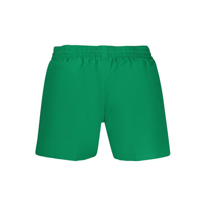 Green Polyester Men's Swimwear