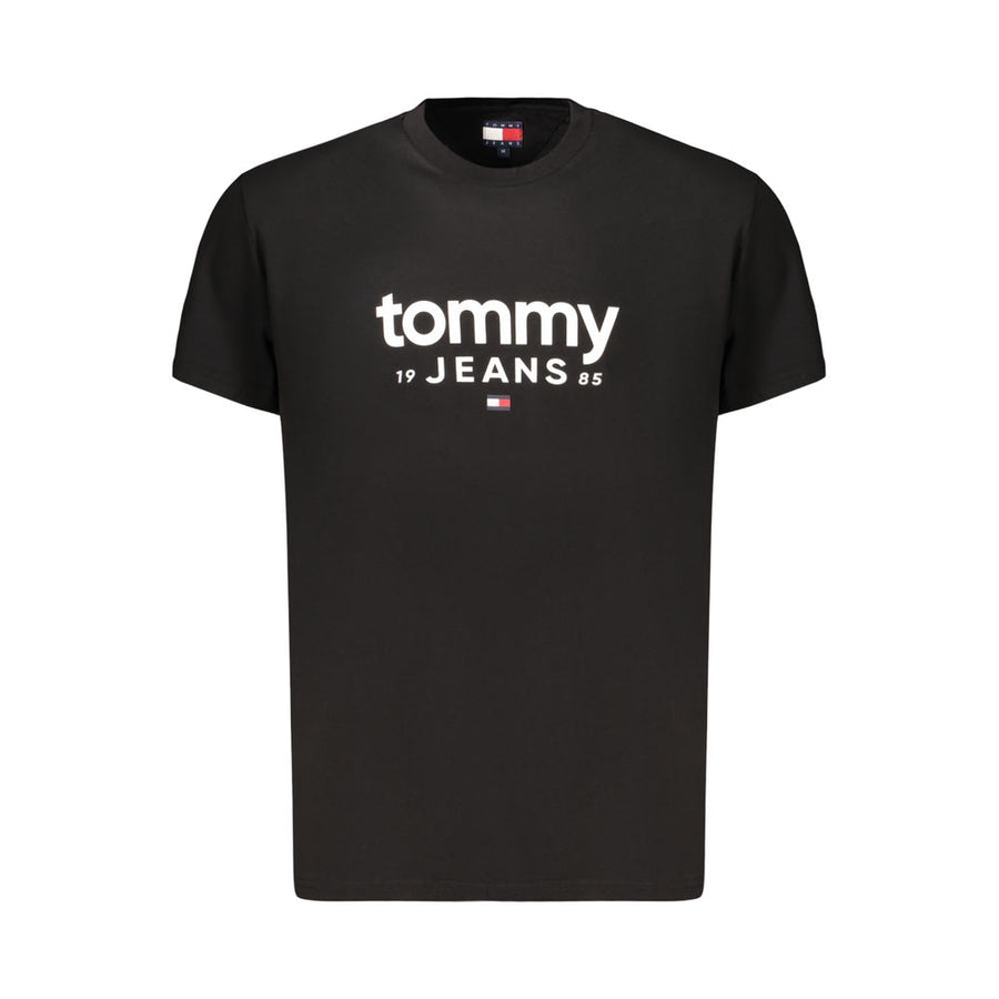 Black Cotton Mens T-Shirt