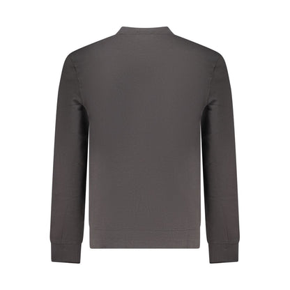 Black Cotton Men's Sweatshirt