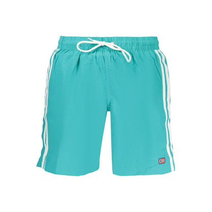 Azzurro Polyamide Men's Swimwear
