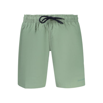 Green Polyamide Men's Swimwear
