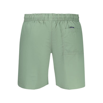 Green Polyamide Men's Swimwear