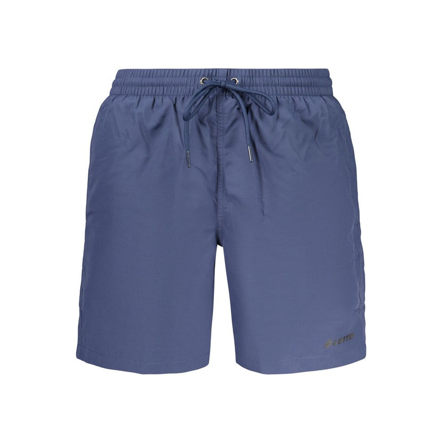 Blue Poliammide Men's Swimshorts