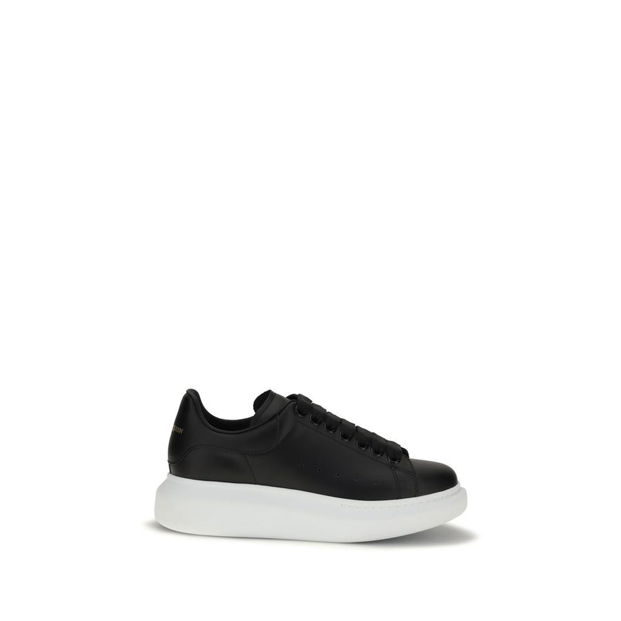 Black Calf Leather Bos Taurus Platform Sneakers