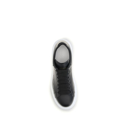 Black Calf Leather Bos Taurus Platform Sneakers