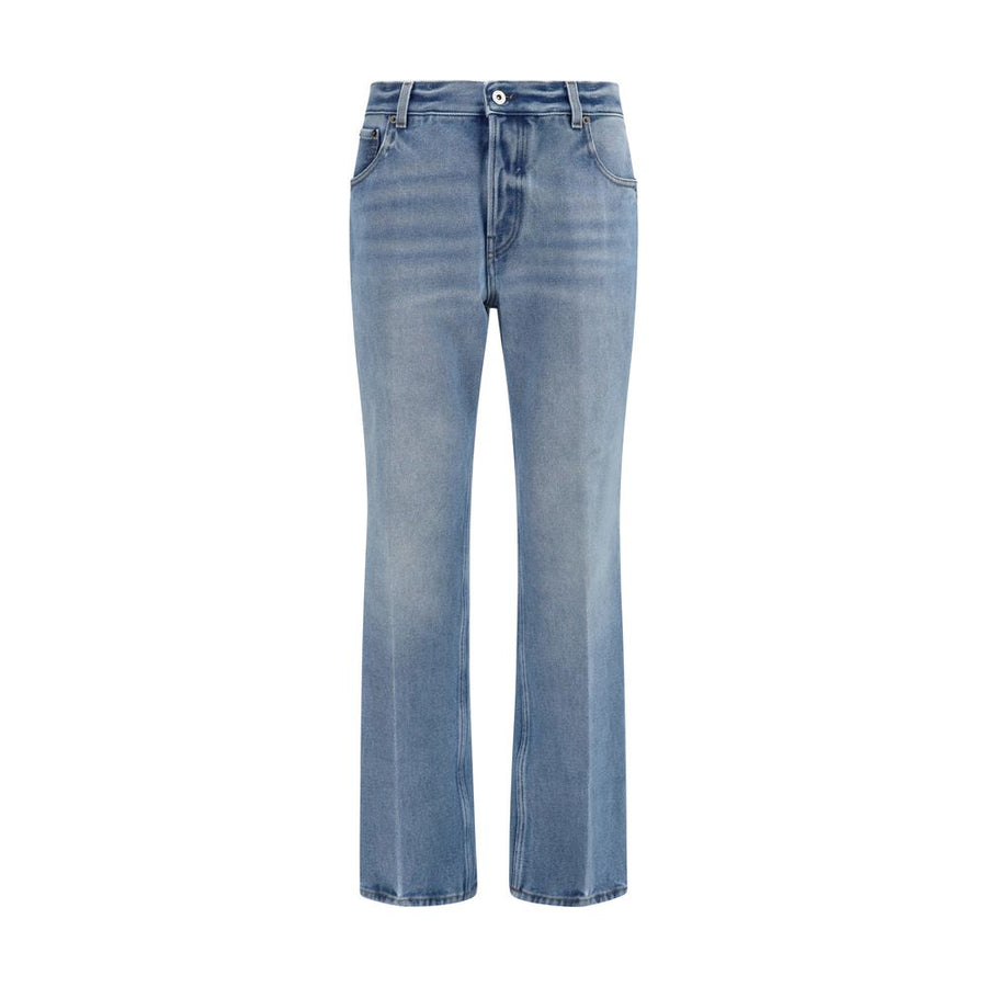 Blue Cotton Relaxed Fit Jeans