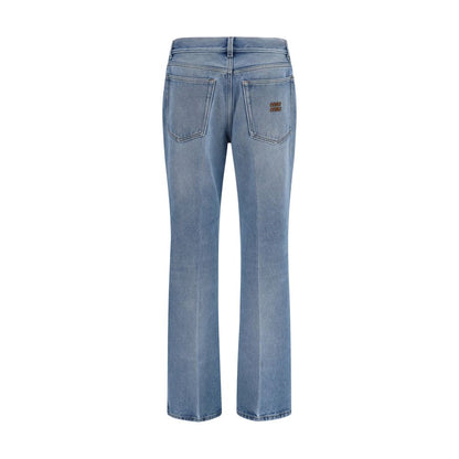 Blue Cotton Relaxed Fit Jeans