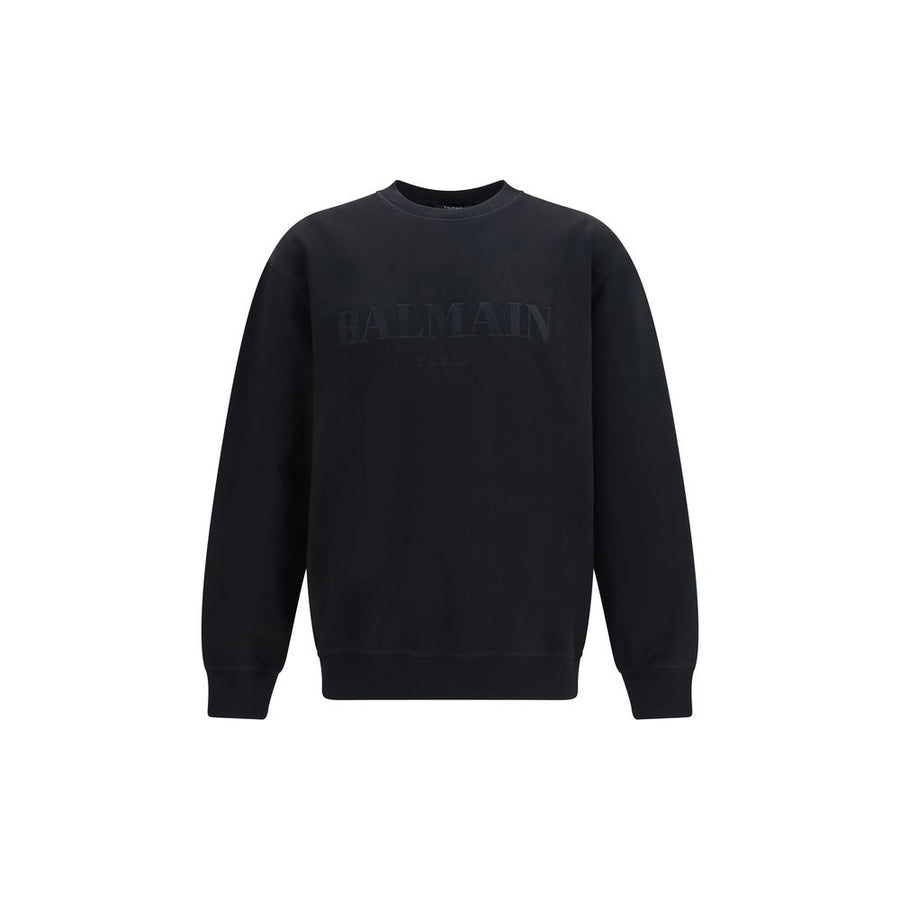 Black Cotton Sweatshirt