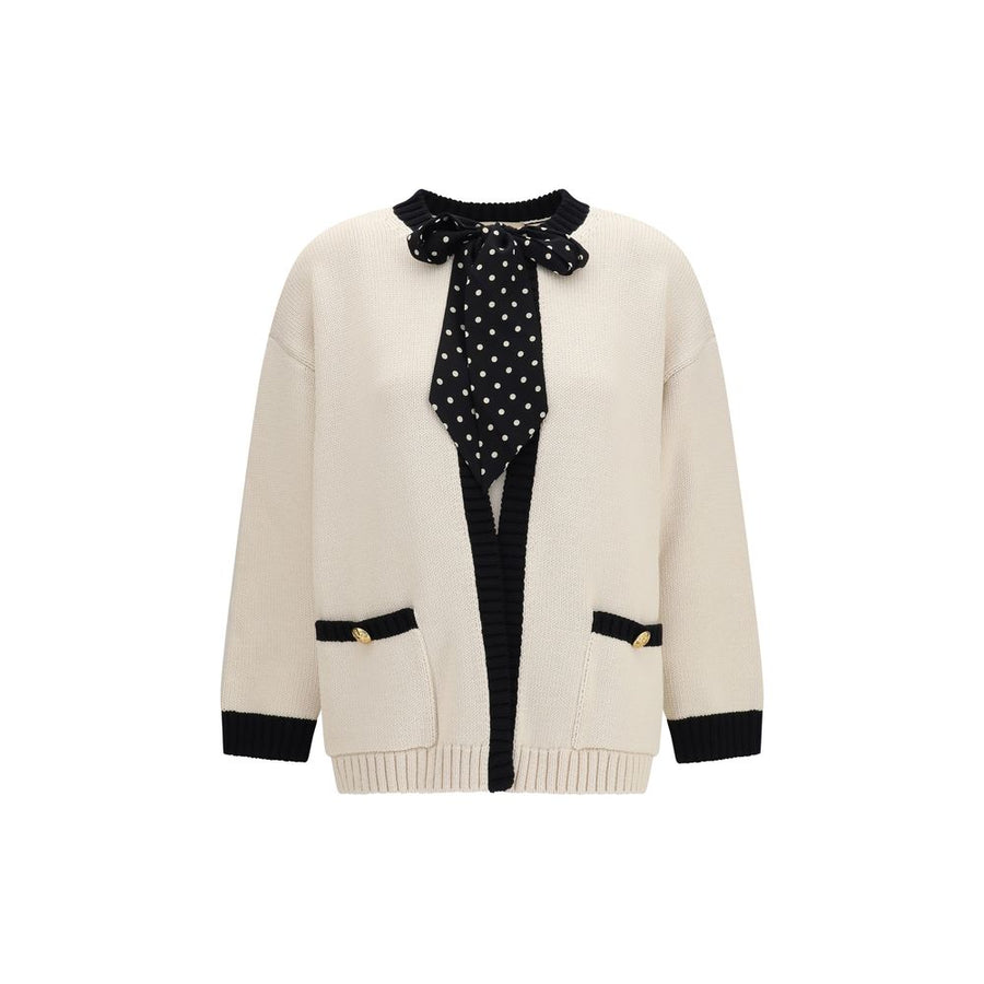 Beige Cotton Cardigan