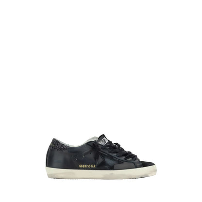 Black Calf Leather Bos Taurus Sneakers