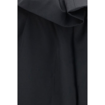 Black Wool Oves Aries Casual Pants