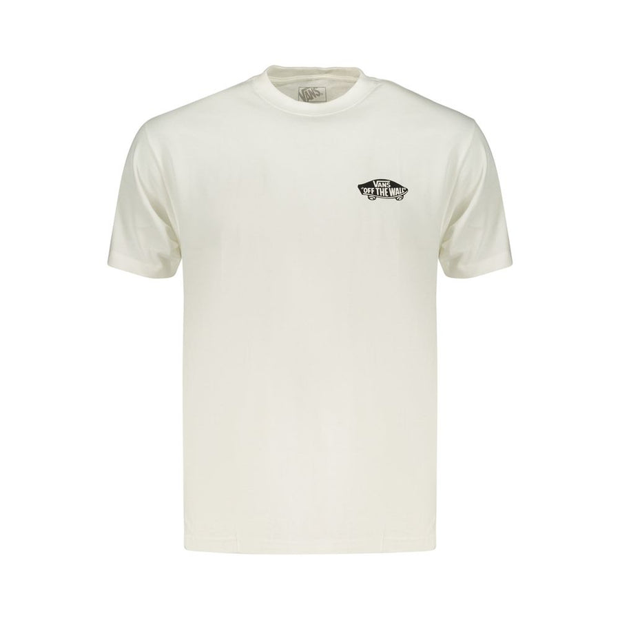 White Cotton Men's T-Shirt