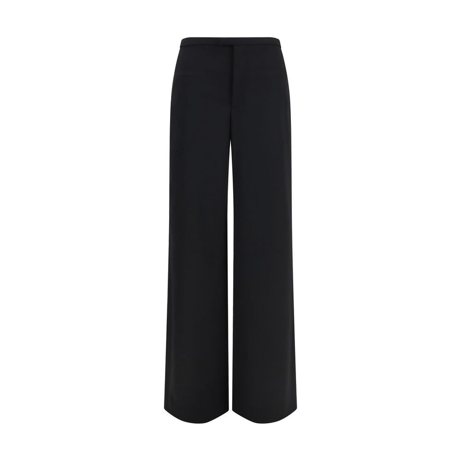 Black Wool Oves Aries Casual Pants