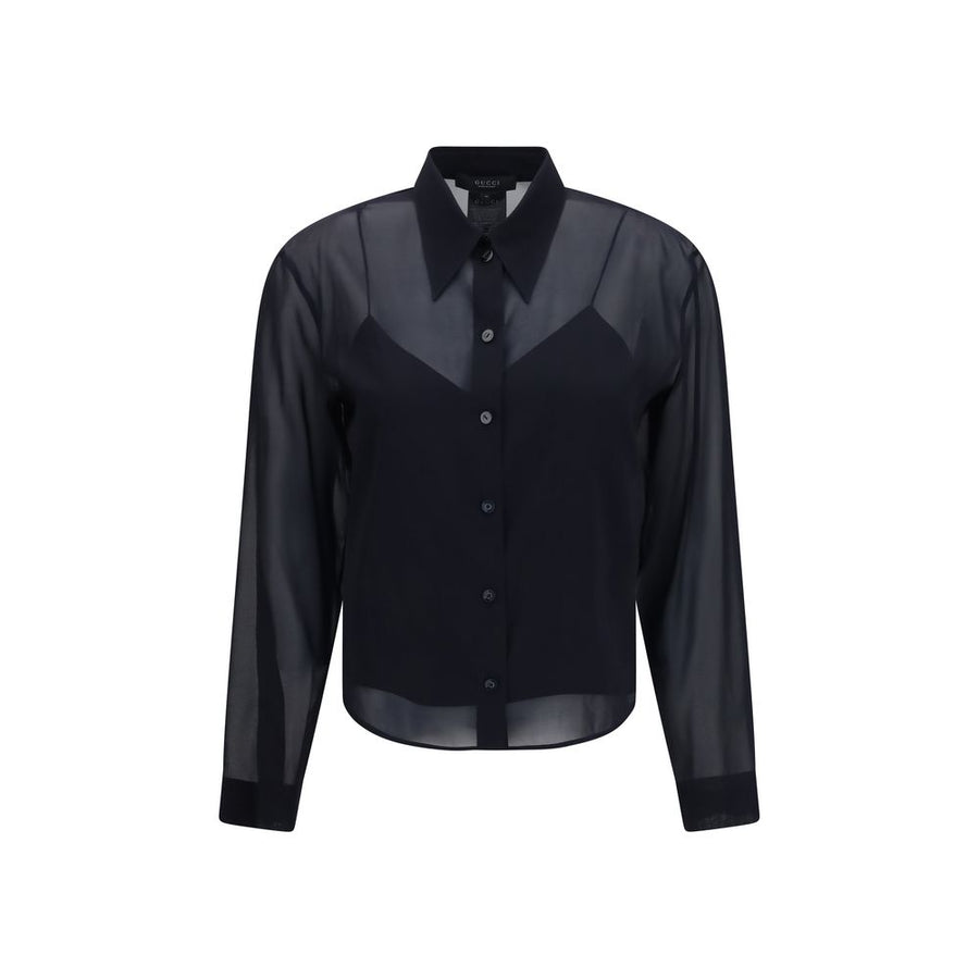 Black Silk Shirt