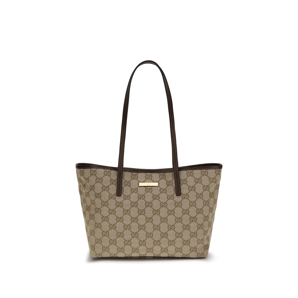 Beige Polyester Shoulder Bag