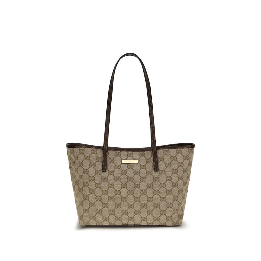 Beige Polyester Shoulder Bag