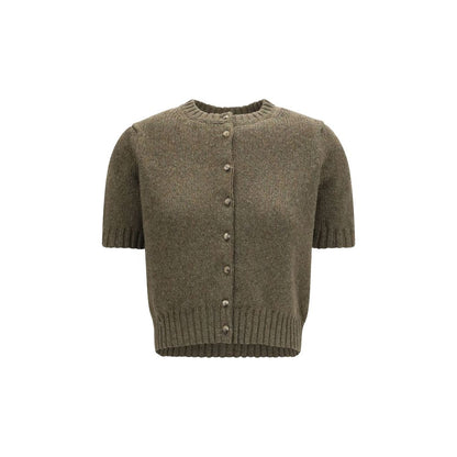 Bicolor Cashmere Cardigan