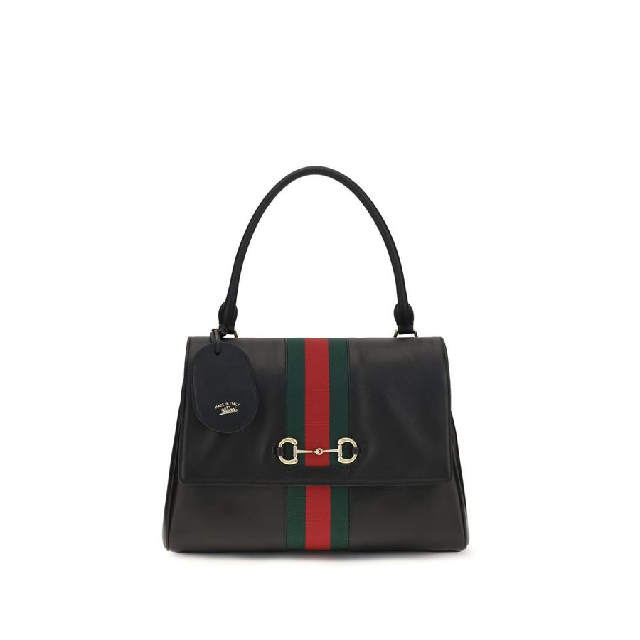 Black Calf Leather Bos Taurus Handbag