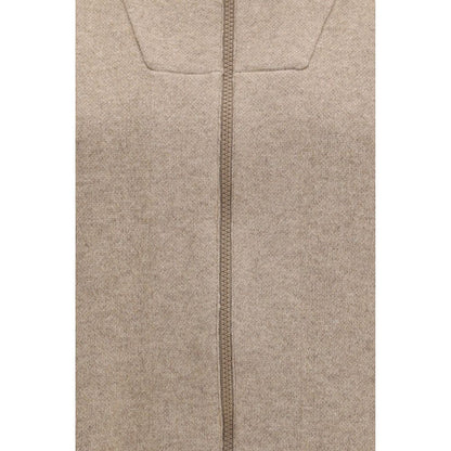 Beige Cashmere Cardigan