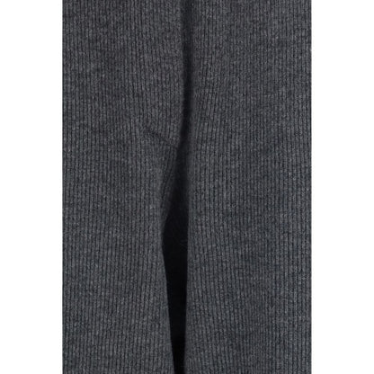 Gray Cashmere Casual Pants