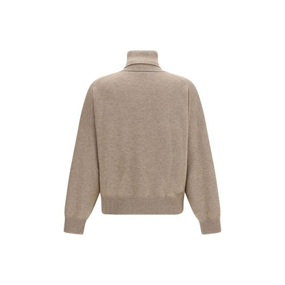 Brown Cashmere Turtleneck