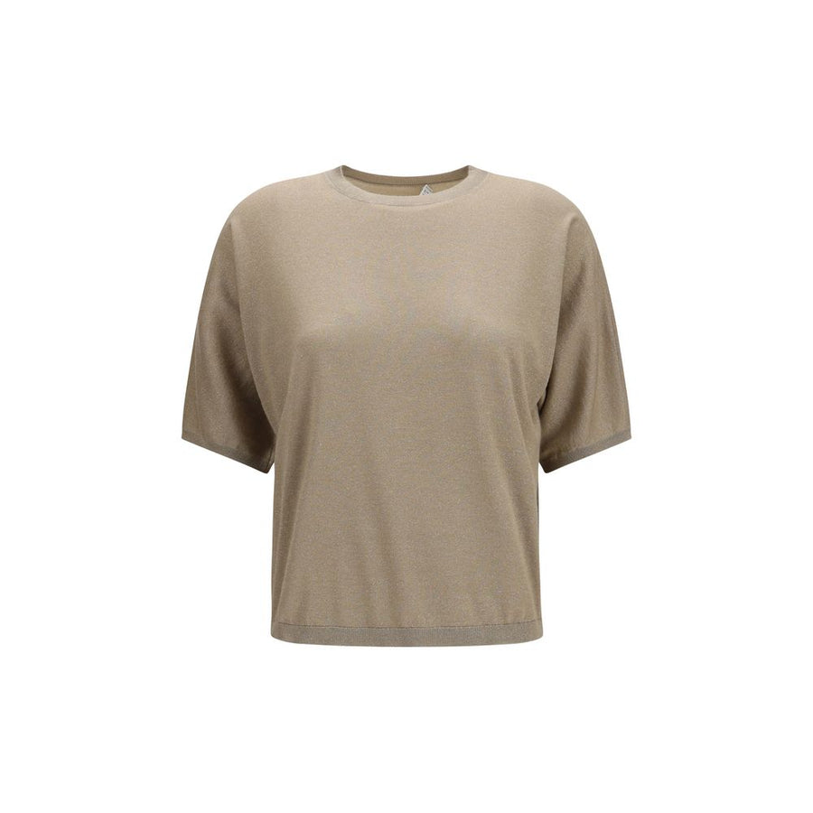 Beige Cashmere T-Shirt