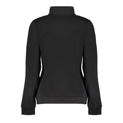 Black Cotton Women's Sweatshirt