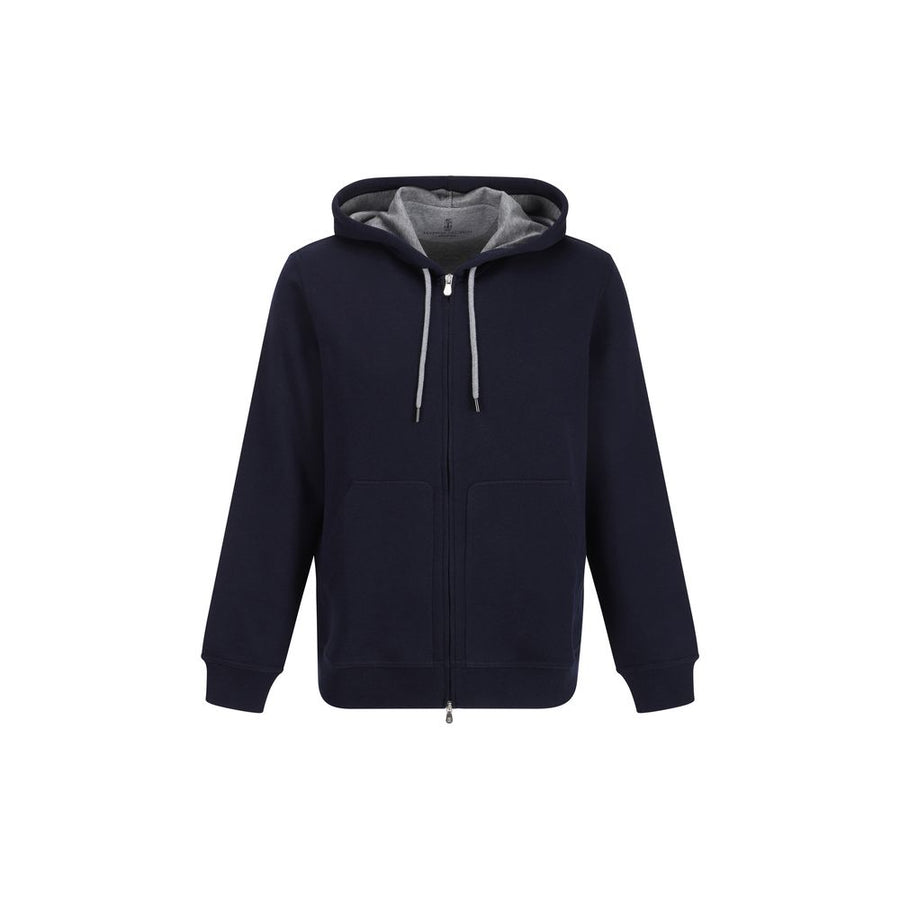 Blue Cotton Sweatshirt