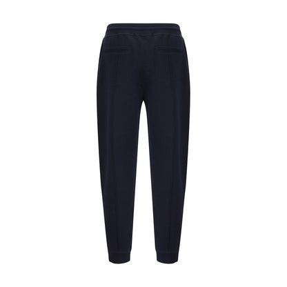 Blue Cotton Joggers (Workout Pants)