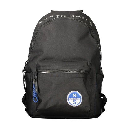 Black Polyester Backpack