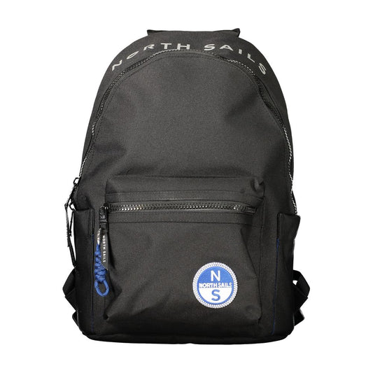 Black Polyester Backpack