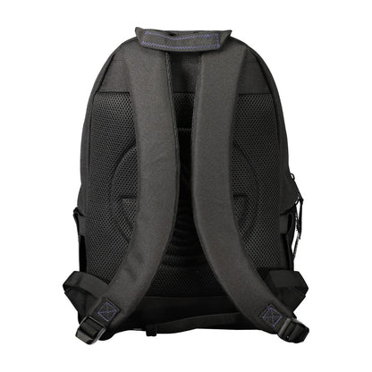 Black Polyester Backpack
