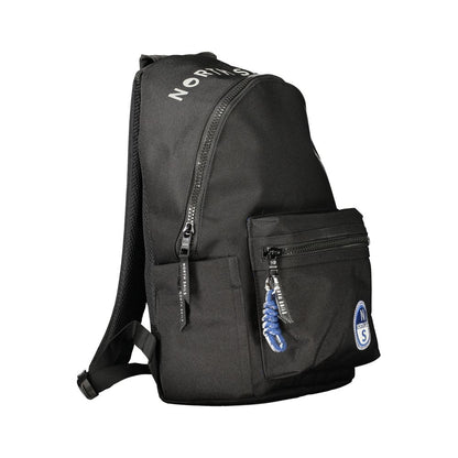 Black Polyester Backpack