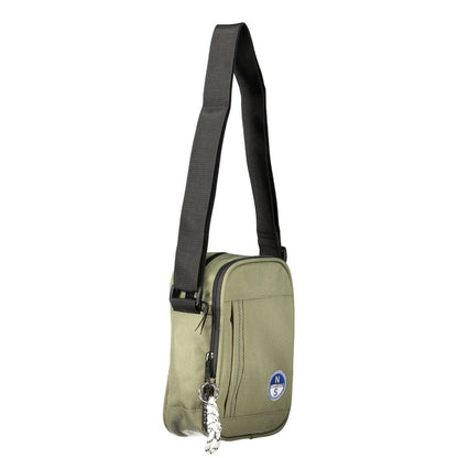 Green Polyester Shoulder Bag