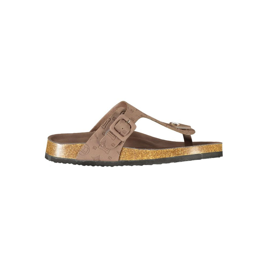 Brown Polyurethane Women's Sandal