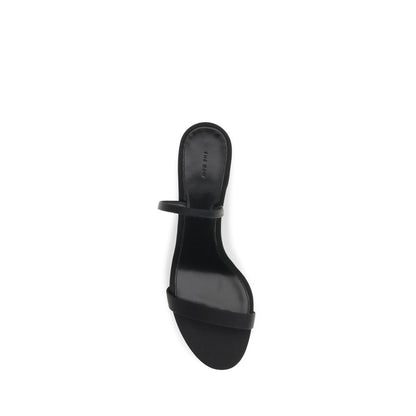 Black Calf Leather Bos Taurus Strap-On Sandals