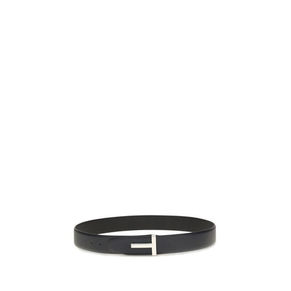 Black Calf Leather Bos Taurus Belt