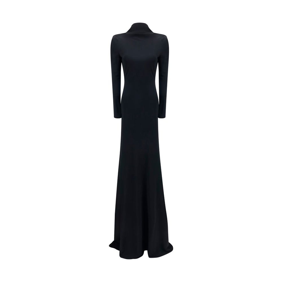 Black Viscose Cocktail Dress