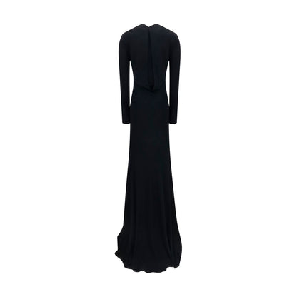 Black Viscose Cocktail Dress