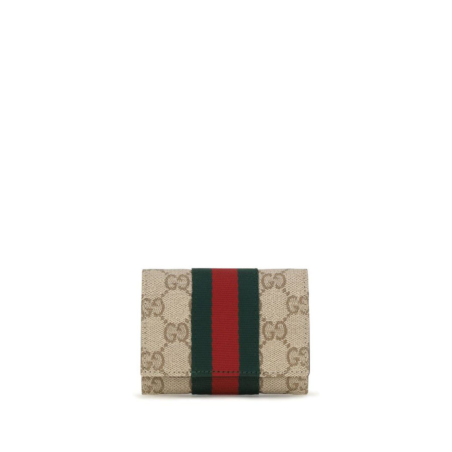 Beige Fabric Wallet