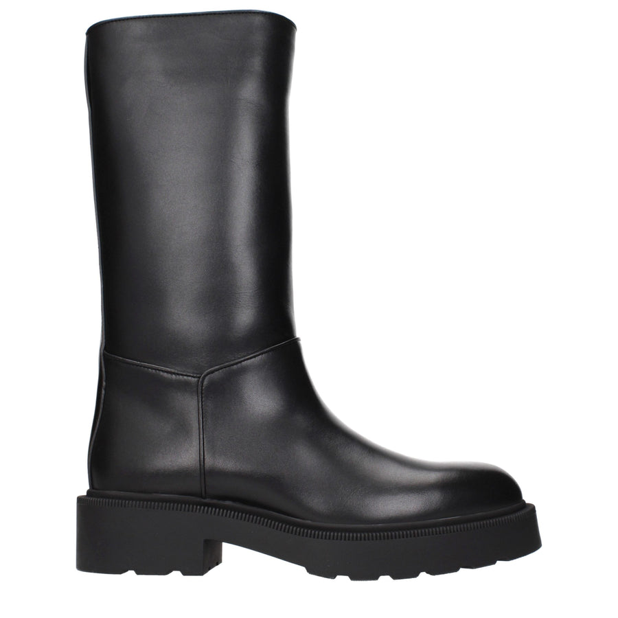 Black Leather Boots