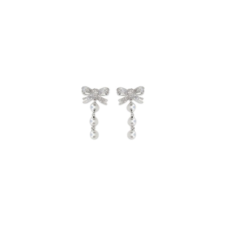 Silver Brass Earrings