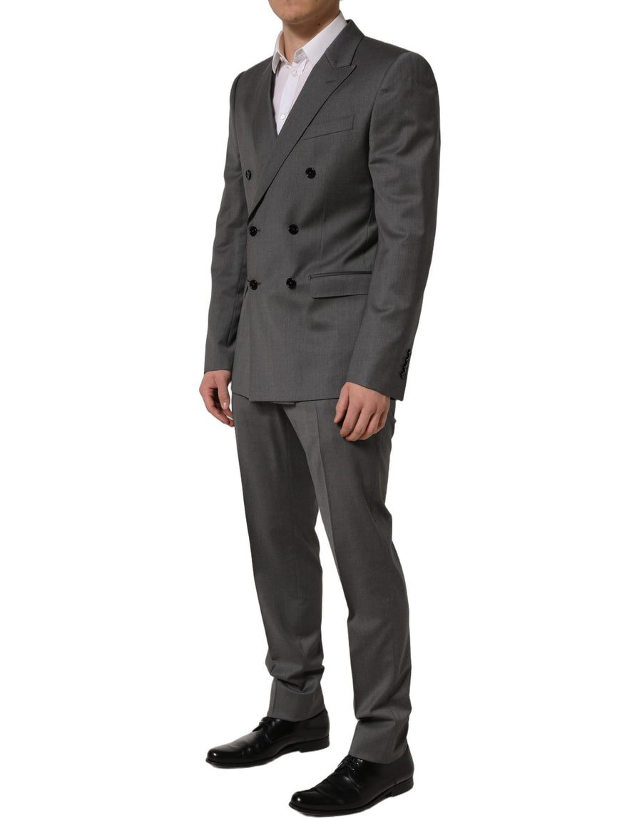 Gray MARTINI Slim Fit Formal 2Piece Men Suit