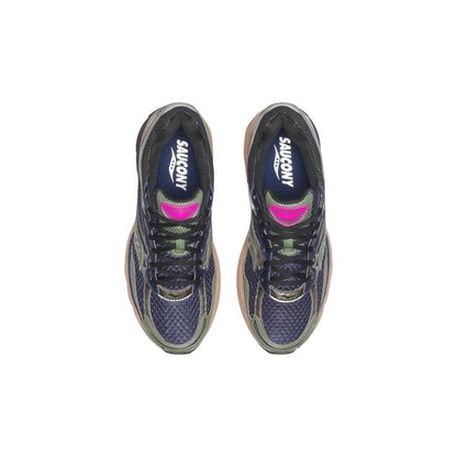 Blue Synthetic Athletic Sneakers
