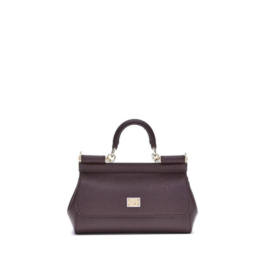 Purple Calf Leather Bos Taurus Handbag